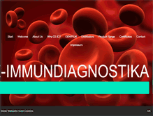Tablet Screenshot of ce-immundiagnostika.com